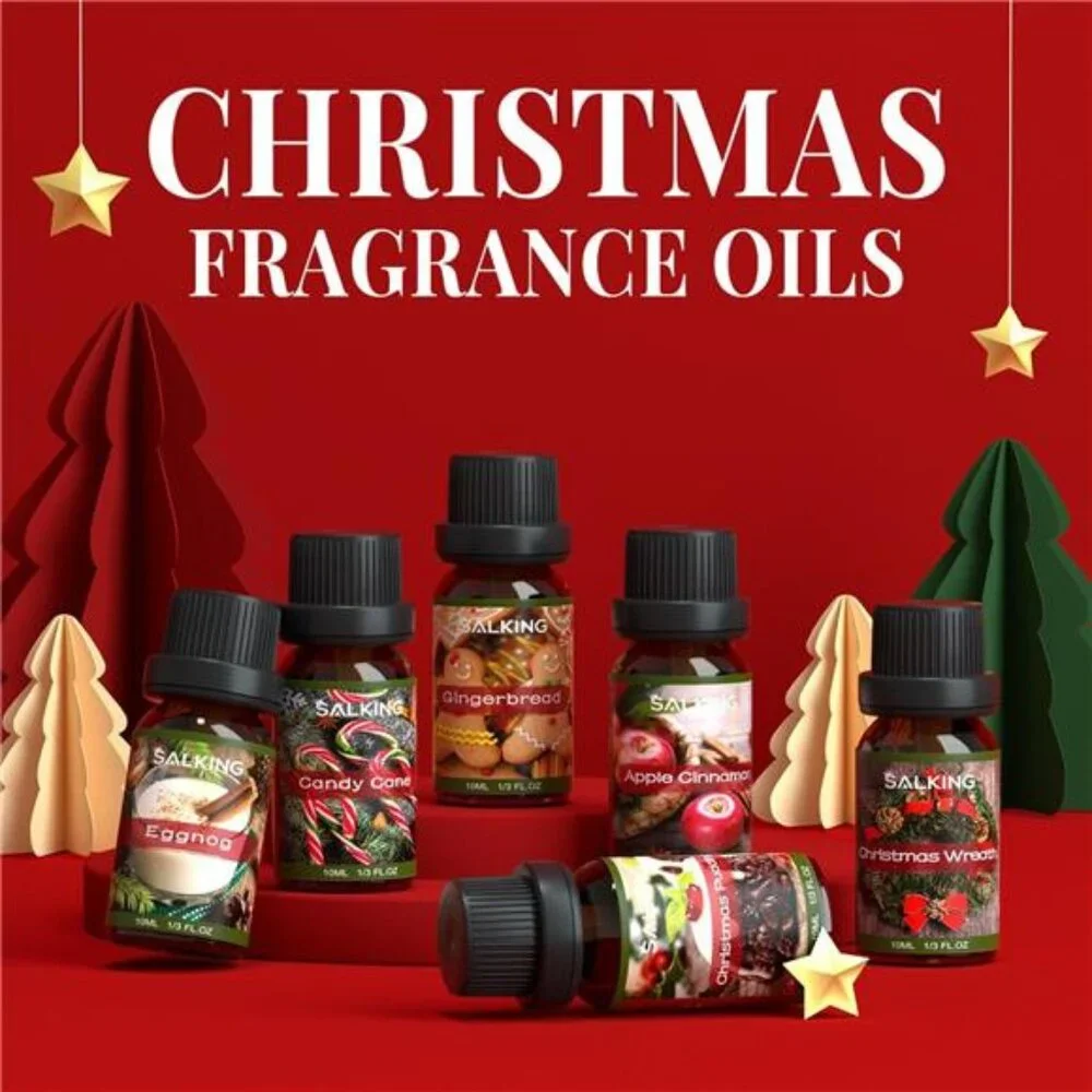 Christmas Fragrance‎ Oils Set - Essential Oils for Diffuser, Soap, Candle